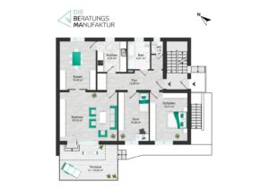 Grundriss Wohnung 2
